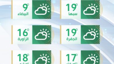 الأرصاد تحذر: تقلبات جوية شديدة اليوم علي مناطق الشمال الشرقي مع رياح قوية وأمطار رعدية