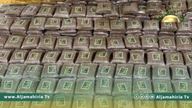 ضبط 40 كيلو جرام من الحشيش على شاطئ البحر في منطقة الساحل