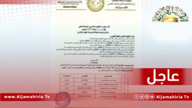 عاجل| وزير التعليم العالي يصدر قرارًا بإيفاد 7189 طالبا وطالبة من أوائل الجامعات الليبية كلا حسب تخصصه
