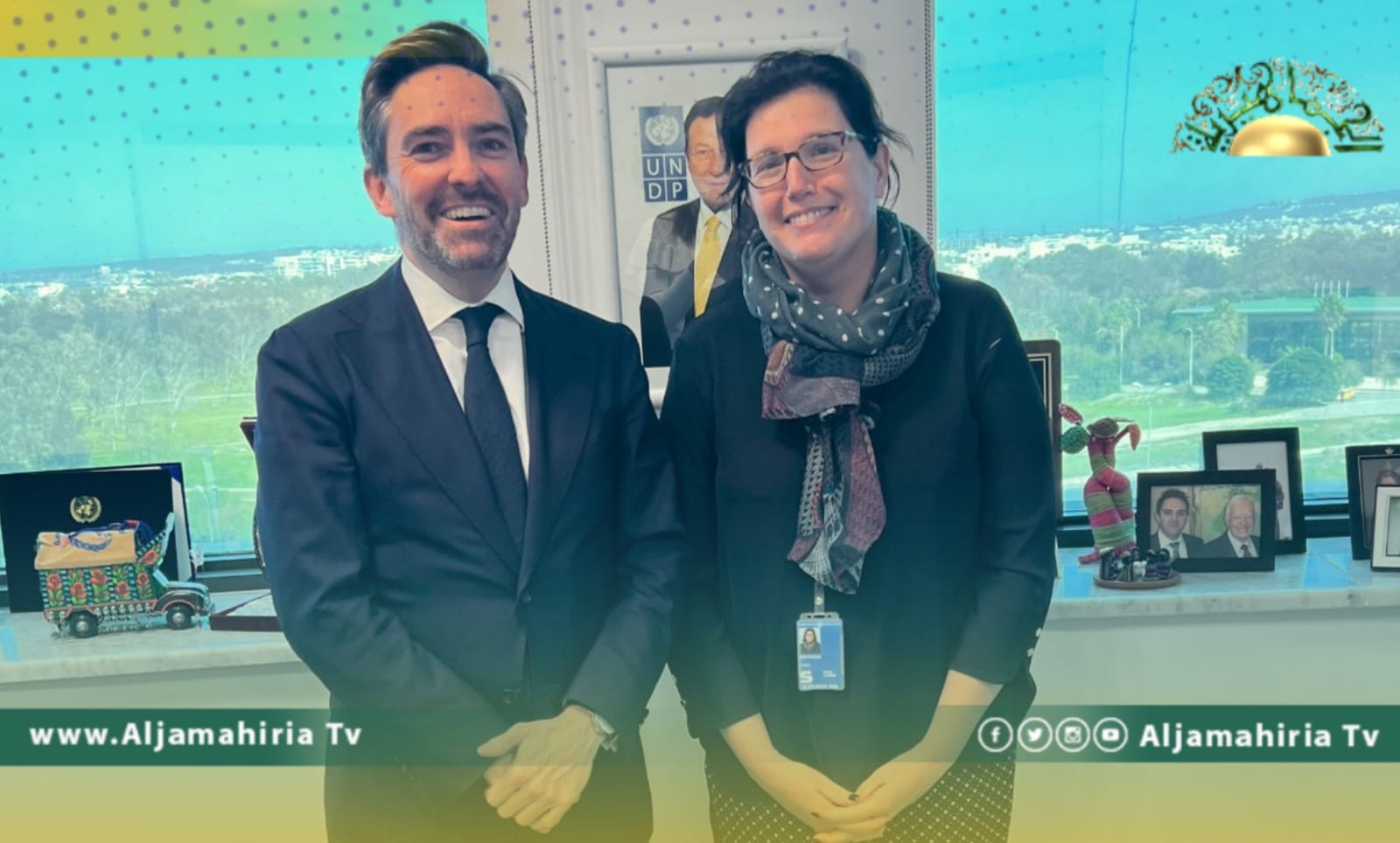 ممثل برنامج الأمم المتحدة الإنمائي يبحث مع نظيرته التونسية سبل التعاون بين البلدين