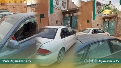 لترويع أنصار النظام الجماهيري.. مسلحون يطلقون النار صوب منزل الأستاذ عيسي الحضيرى بسبها