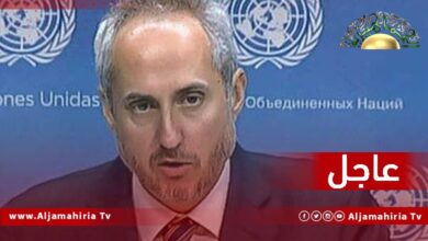 عاجل// المتحدث باسم الأمين العام للأمم المتحدة: رسالتنا لجميع أصحاب المصلحة والنفوذ في ليبيا ضرورة العمل للحفاظ على الاستقرار