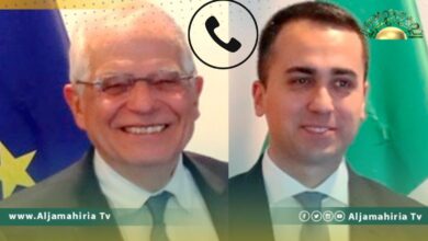 دي مايو يبحث مع بوريل تطورات الوضع في ليبيا