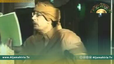 ذكرى خطاب القائد الشهيد معمر القذافي في باب العزيزية