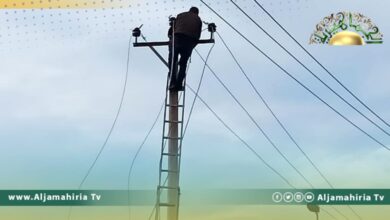 سرقة 3100 متر من الأسلاك الكهربائية بمنطقتي الجفارة وسوف الجين