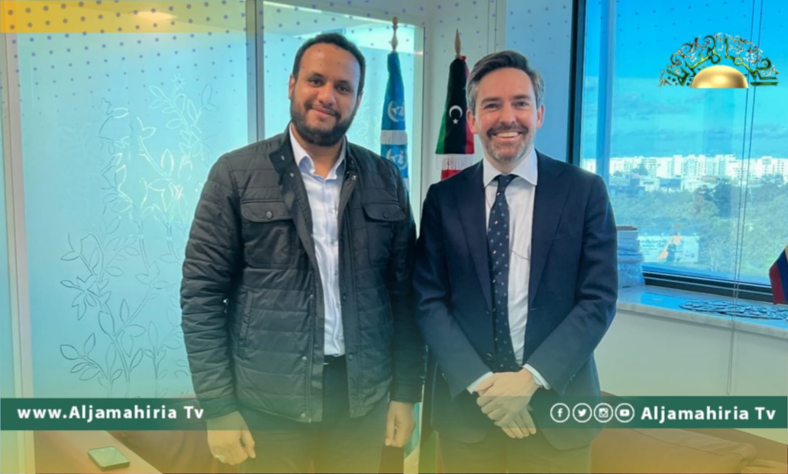 فرانش يبحث مع ممثل الطوارق بملتقى الحوار مشروعات البرنامج الأممي بالجنوب