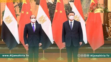 السيسي ونظيره الصيني يناقشان مستجدات الأوضاع في ليبيا