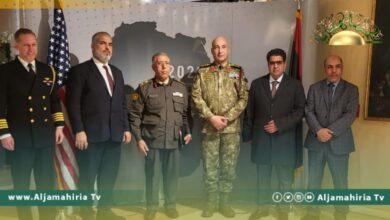 الحداد يشارك في مؤتمر رؤساء الأركان لجيوش الأفريكوم