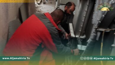 تغيير محطة كهرباء معهد طرابلس بعد انفجار أحد خلاياها