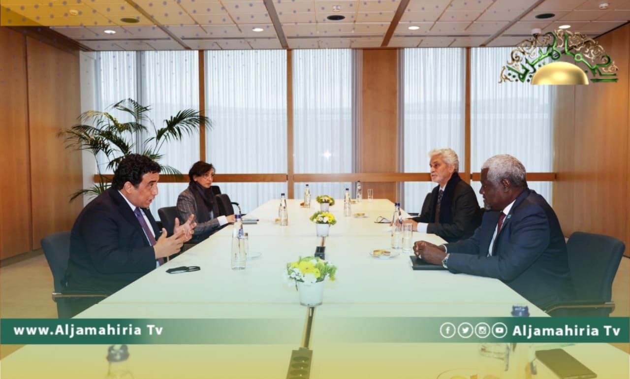 المنفي يبحث مع مفوضية الاتحاد الأفريقي آلية إنجاز المصالحة الوطنية