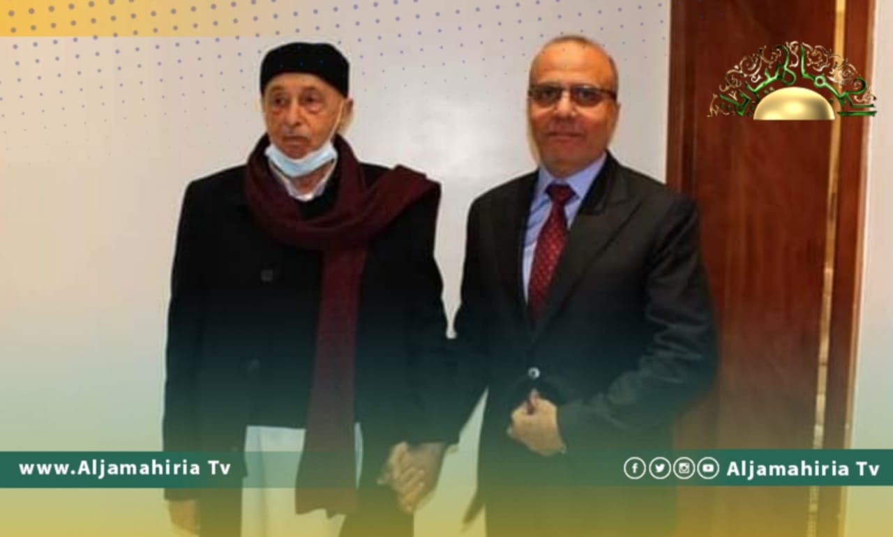 قبيل جلسة البرلمان.. عبد الله اللافي يلتقي عقيلة صالح وهذا ما اتفقا عليه