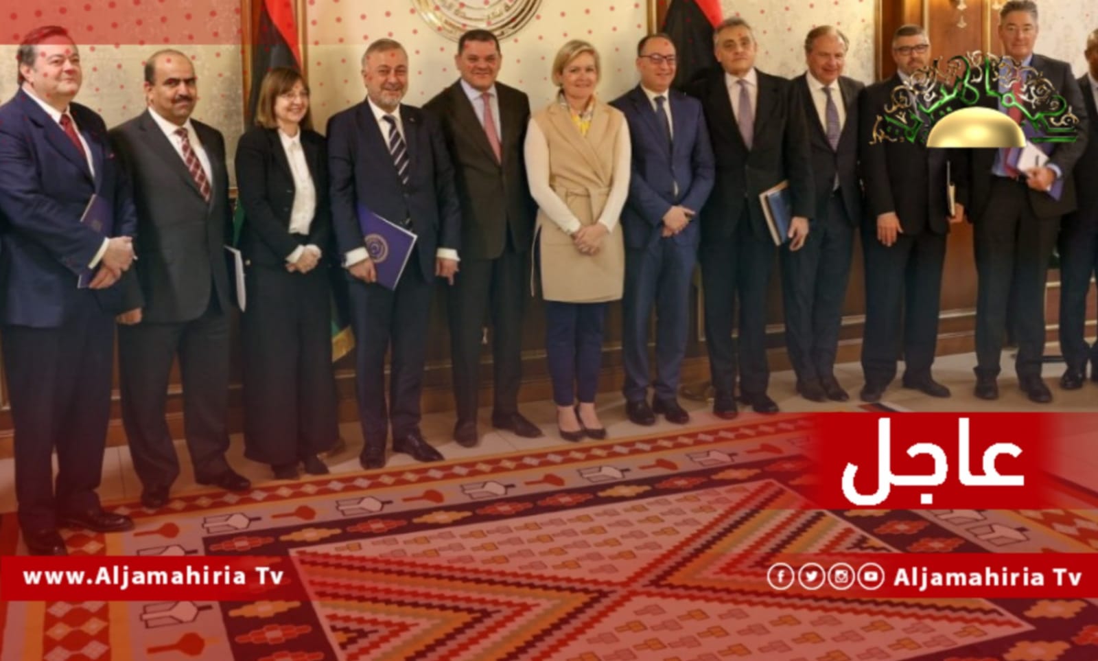 عاجل// السفراء الأجانب خلال لقائهم بالدبيبة يشددون على ضرورة العمل لإجراء الانتخابات وإنجاحها