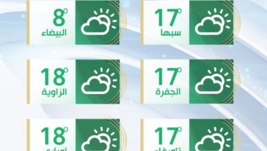 استمرار الأجواء الشتوية الباردة في الشمال الشرقي واحتمالية سقوط أمطار