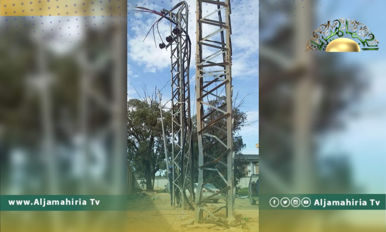 شركة الكهرباء: العمل جار على إرجاع التيار لمنطقة الشرشارة