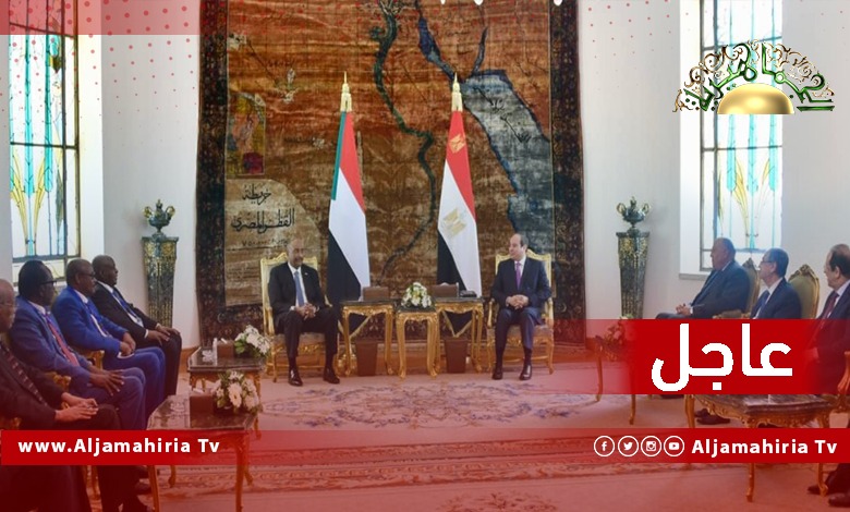 عاجل// السيسي والبرهان: يؤكدان على ضرورة خروج القوات الأجنبية والمرتزقة والمقاتلين الأجانب من ليبيا في مدى زمني محدد