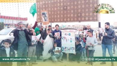 جماهير بني وليد تُحيي ذكرى قصف رتل الشرف الذي راح فيه خيرة شباب الوطن بصواريخ فرنسا