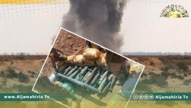 إعدام 2 طن من مخلفات الحرب تحمل 350 جرام من المواد المتجرة