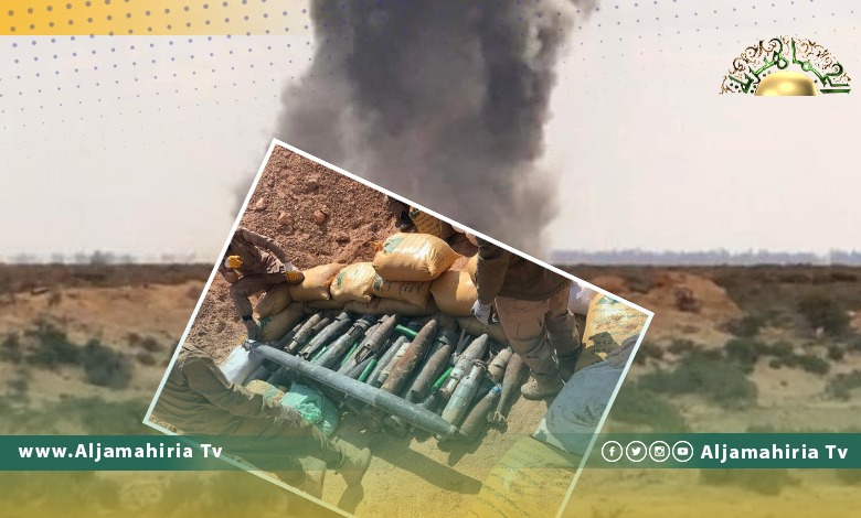 إعدام 2 طن من مخلفات الحرب تحمل 350 جرام من المواد المتجرة