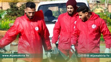 دفن جثة مجهولة الهوية انتشلت من منطقة الفتائح