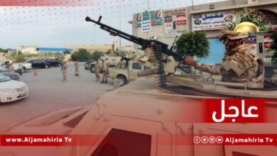 عاجل// انتشار عسكري في طريق الشط ومحيط معيتيقة لحماية المطار وتحديدا غرفة الطيران المسير من أي تهور لقوات الدبيبة بعد رفضها أوامره