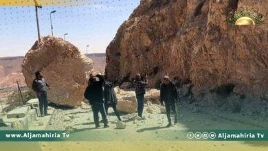 انهيار صخري على الطريق الجبلي شليوني نالوت