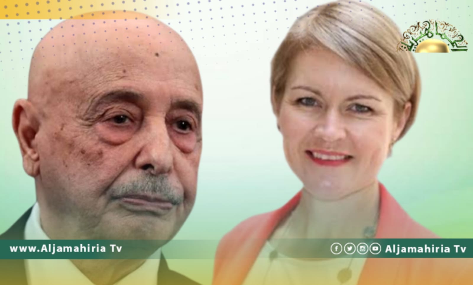 عقيلة يؤكد لسفيرة بريطانيا قانونية إجراءات التعديل الدستوري