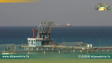 توقف الشحن بميناء السدرة النفطي لهذا السبب