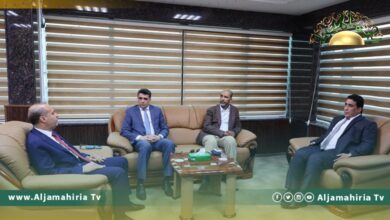 المنفي يلتقي رئيس ديوان المحاسبة ويشدد على دعم الأجهزة الرقابية لمتابعة المال العام