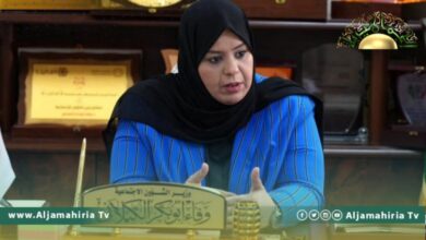 وزيرة الشؤون الاجتماعية بحكومة الدبيبة: سأسعى لحلحلة المشاكل التي تعوق عودة نازحي تاورغاء