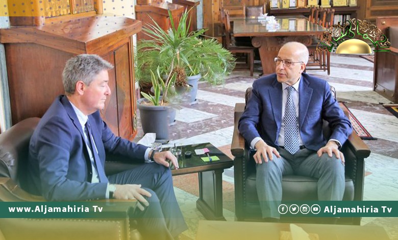 الكبير يلتقي السفير الألماني في ليبيا.. وهذه هى الأجندة