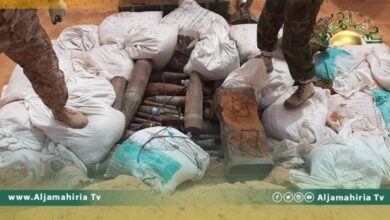 إعدام 10 أطنان من مخلفات الحرب بعد جمعها من مناطق متفرقة