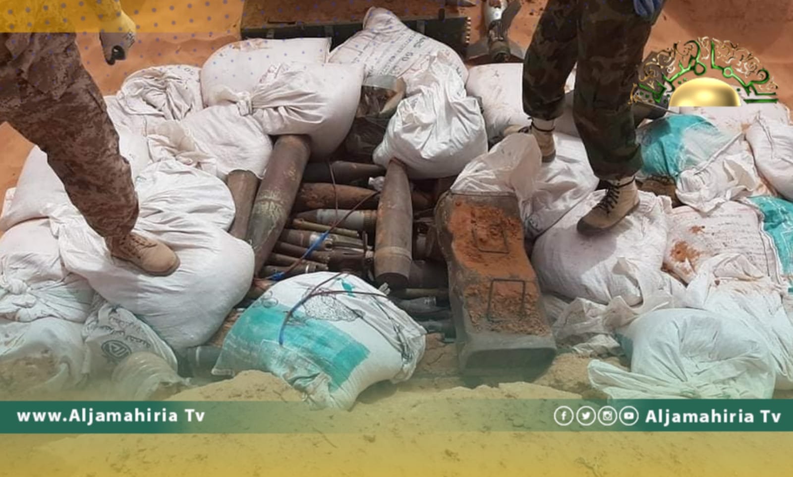 إعدام 10 أطنان من مخلفات الحرب بعد جمعها من مناطق متفرقة