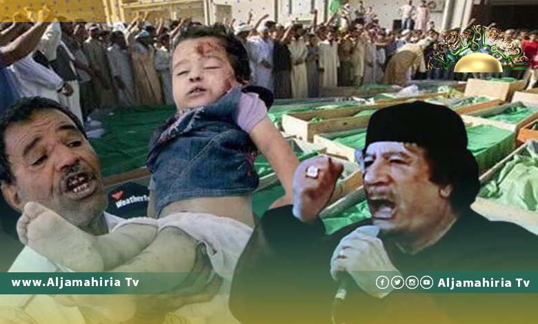 "مجزرة لم يشهد تاريخ الحروب مثيلا لها".. هكذا وصف الشهيد معمر القذافي قصف الناتو لماجر