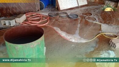 مداهمة وكر لتصنيع الخمور في مزرعة بتاجوراء