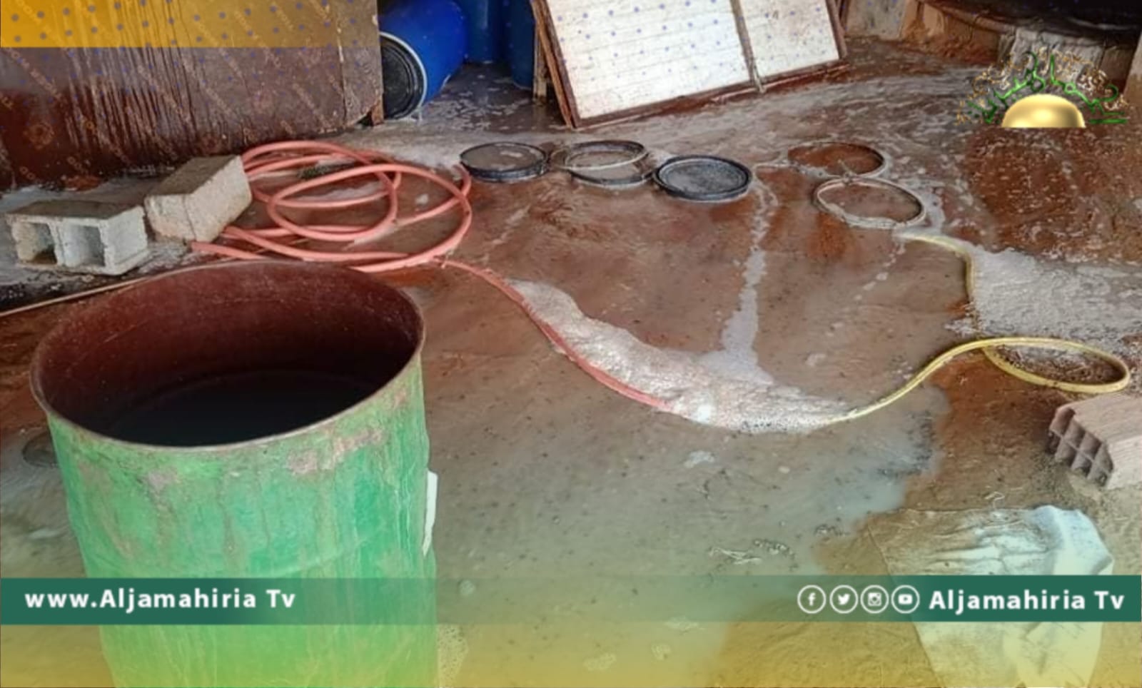 مداهمة وكر لتصنيع الخمور في مزرعة بتاجوراء