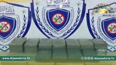 ضبط تاجر مخدرات بطرابلس بحوزته 12 كيلوجرام حشيش