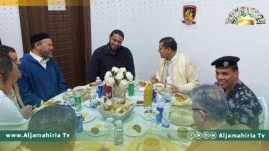 البقرة يستضيف الدبيبة على مائدة إفطار