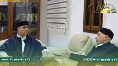 باشاغا يبحث مع عقيلة الميزانية ومستجدات العملية السياسية