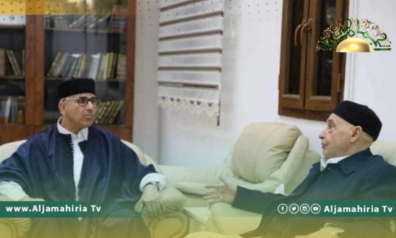 باشاغا يبحث مع عقيلة الميزانية ومستجدات العملية السياسية