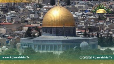 مظاهرة لنصرة القدس في الساحة الخضراء بطرابلس