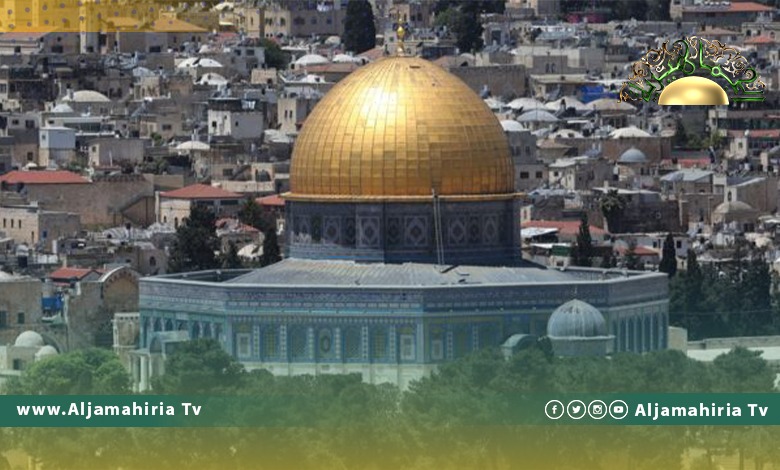 مظاهرة لنصرة القدس في الساحة الخضراء بطرابلس