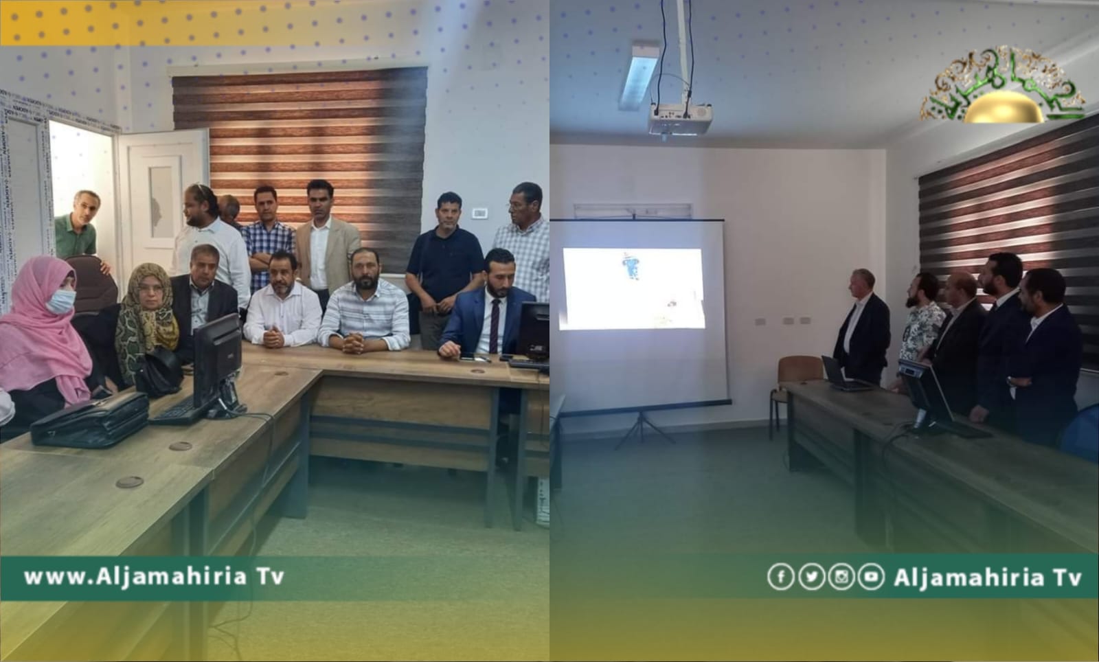 افتتاح مركزي التدريب والتطوير والبحوث والاستشارات بجامعة بني وليد