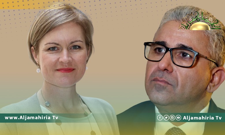 سفيرة بريطانيا لباشاغا: يجب مشاركة كل الأطراف في الحوار