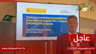 عاجل| سفير ألمانيا: نزع السلاح والتسريح وإعادة الإدماج في ليبيا قضية مهمة وحاسمة لحفظ السلام في البلاد وفي المنطقة