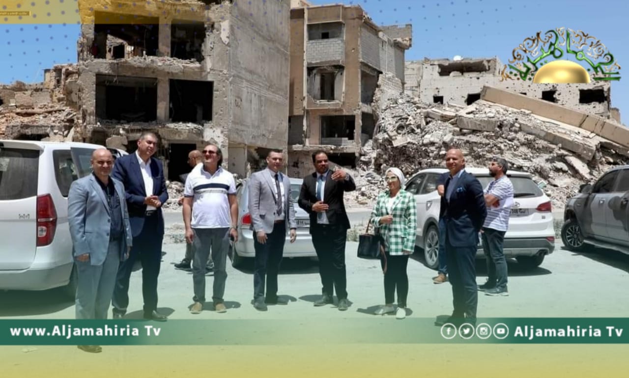 بنغازي: وفد من شركات مصرية يتفقد عدد من المواقع السكنية المتضررة في قنفوذة والقوارشة