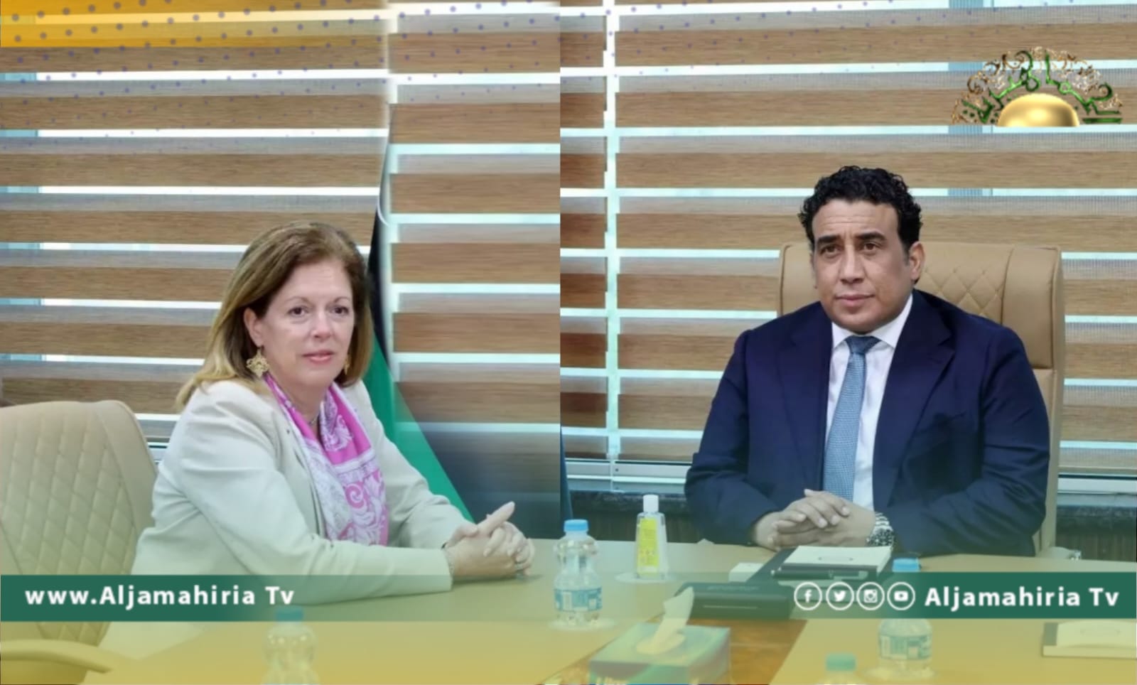 المنفي خلال لقائه وليامز: حريصون على تنفيذ كل التزاماتنا وفي مقدمتها المصالحة الوطنية والانتخابات