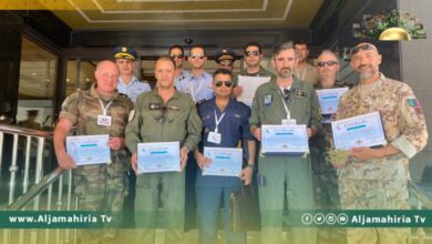 سلاح الجو الليبي يشارك في مبادرة دفاع 5+5 للبحث والإنقاذ