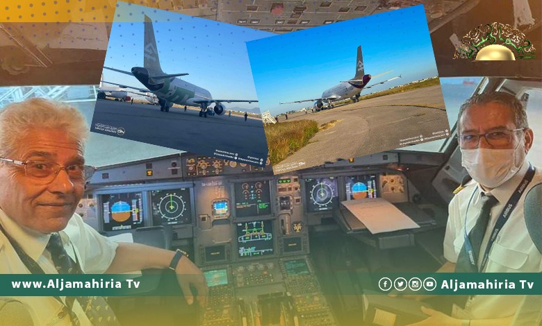 عودة طائرة الإيرباصA320 إلى أسطول "الخطوط الليبية" بعد توقف 7 سنوات