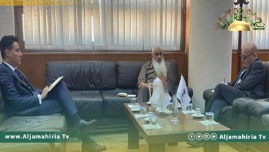 هذا ما ناقشه قدور مع مستشار رئيس البعثة الأممية