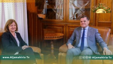 الدبيبة للسفيرة الفرنسية: الخيار الوحيد للحكومة هو إجراء الانتخابات